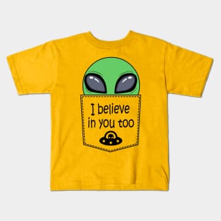 I believe in you too (PocketHero) Kids T-Shirt